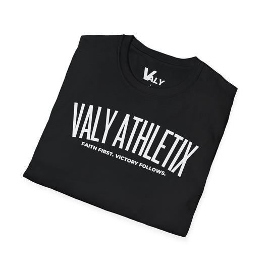 VALY Curve T-Shirt - BLACK