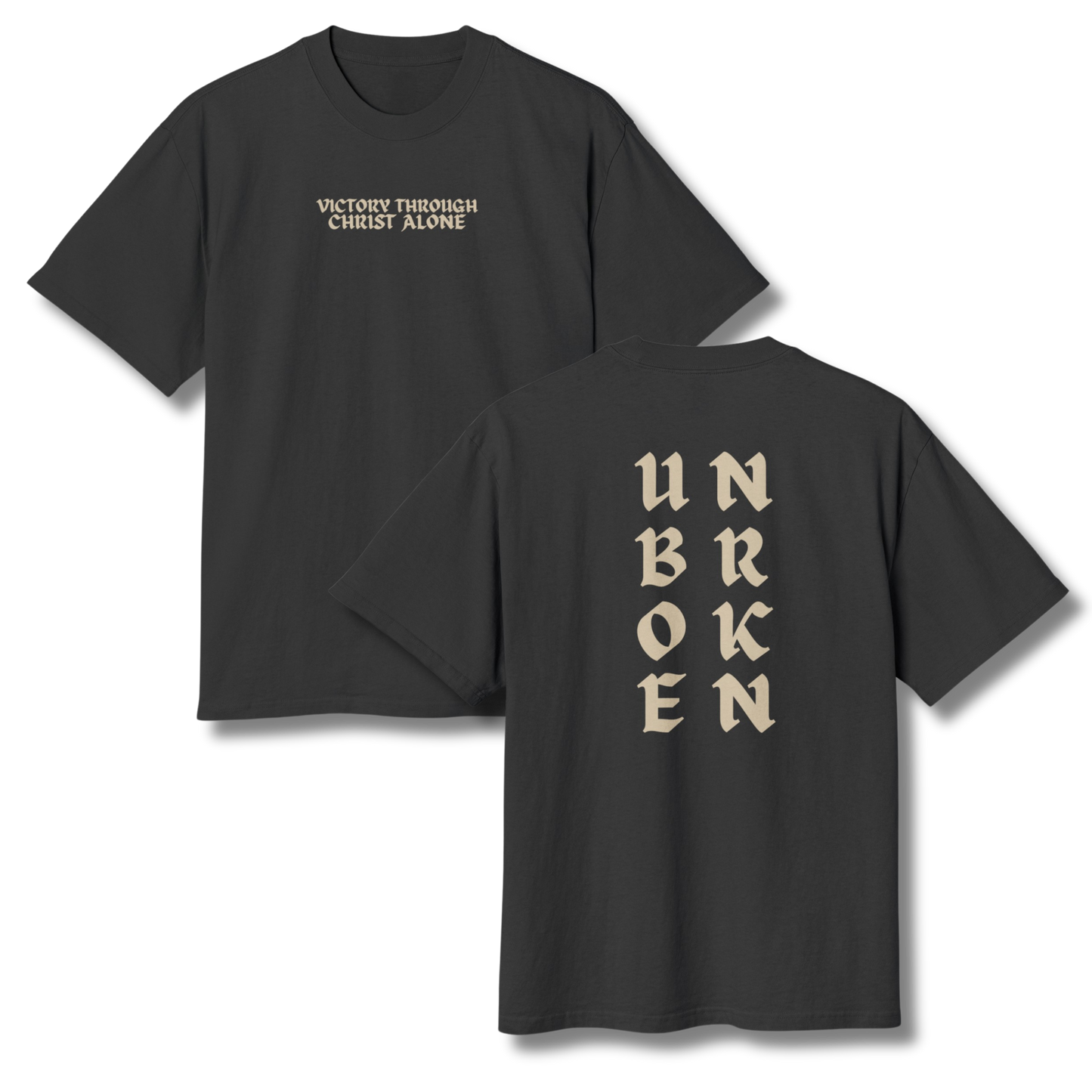 UNBROKEN VALY T-Shirt - Faded Black